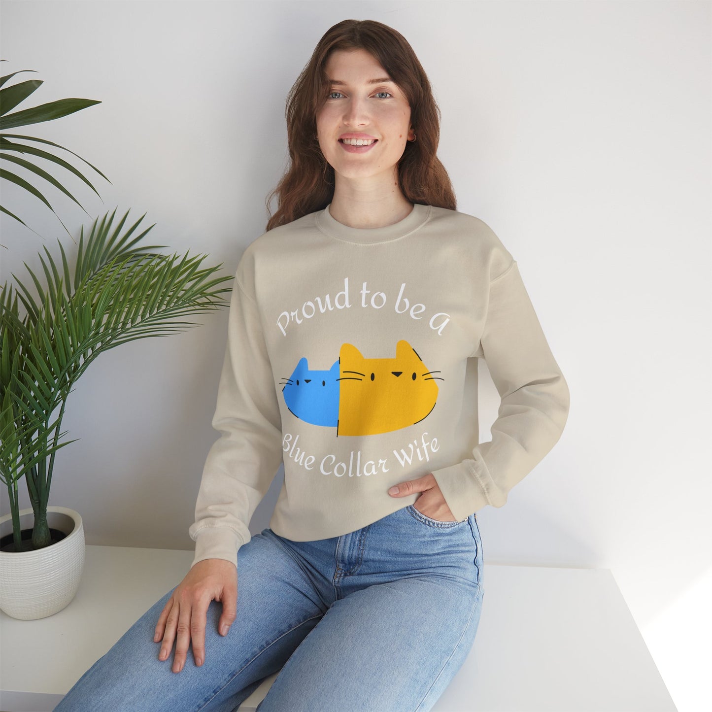 Proud to be a Blue Collar Wife - Sweatshirt