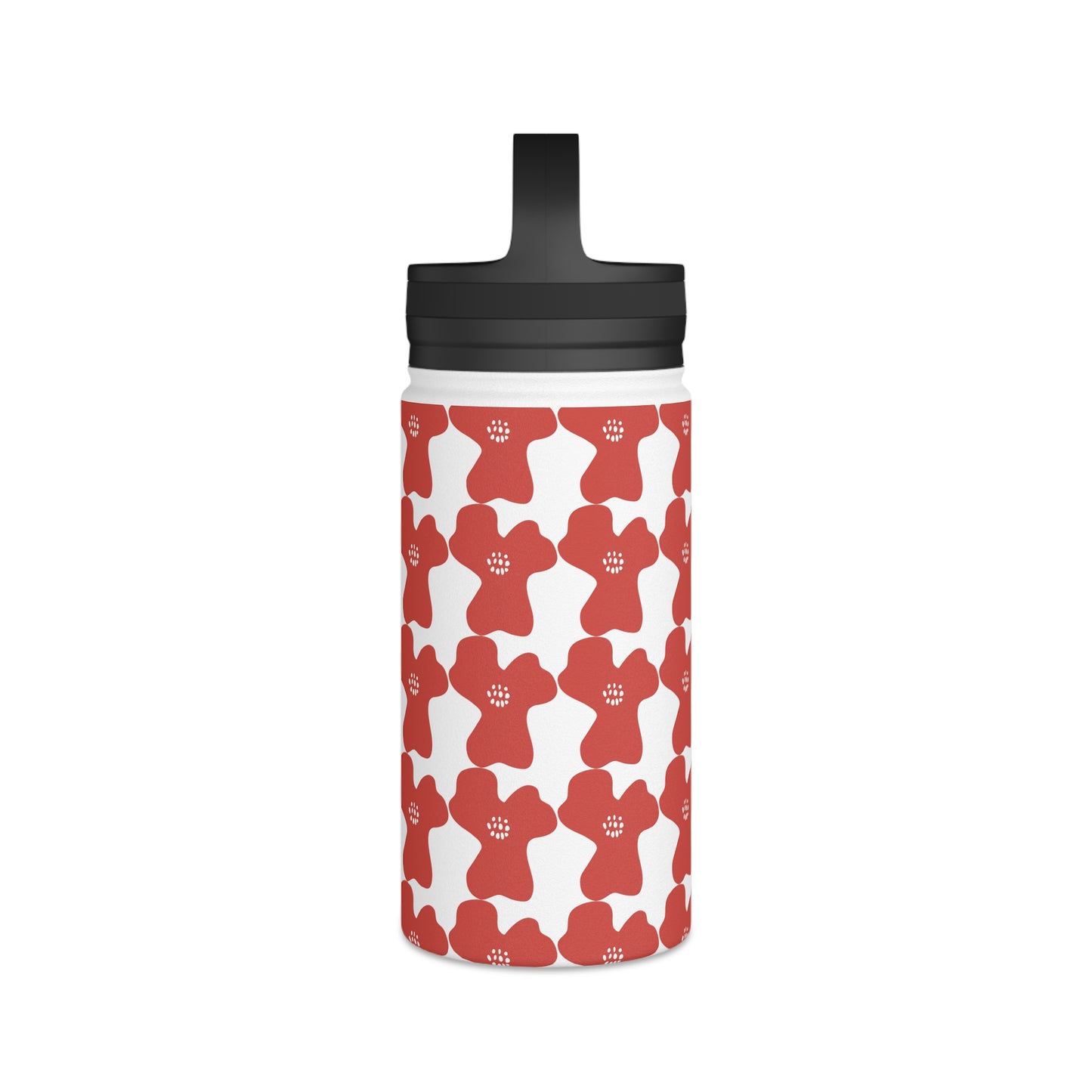 Stylish Floral Stainless Steel Water Bottle - Eco-Friendly Hydration, Travel Accessory, Gift for Hikers, Gym Lovers, Fitness Friends