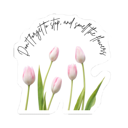 Floral Affirmation Stickers - Positive Vibes, Laptop Decor, Reminder Stickers, Gift for Friends, Home Office Decor