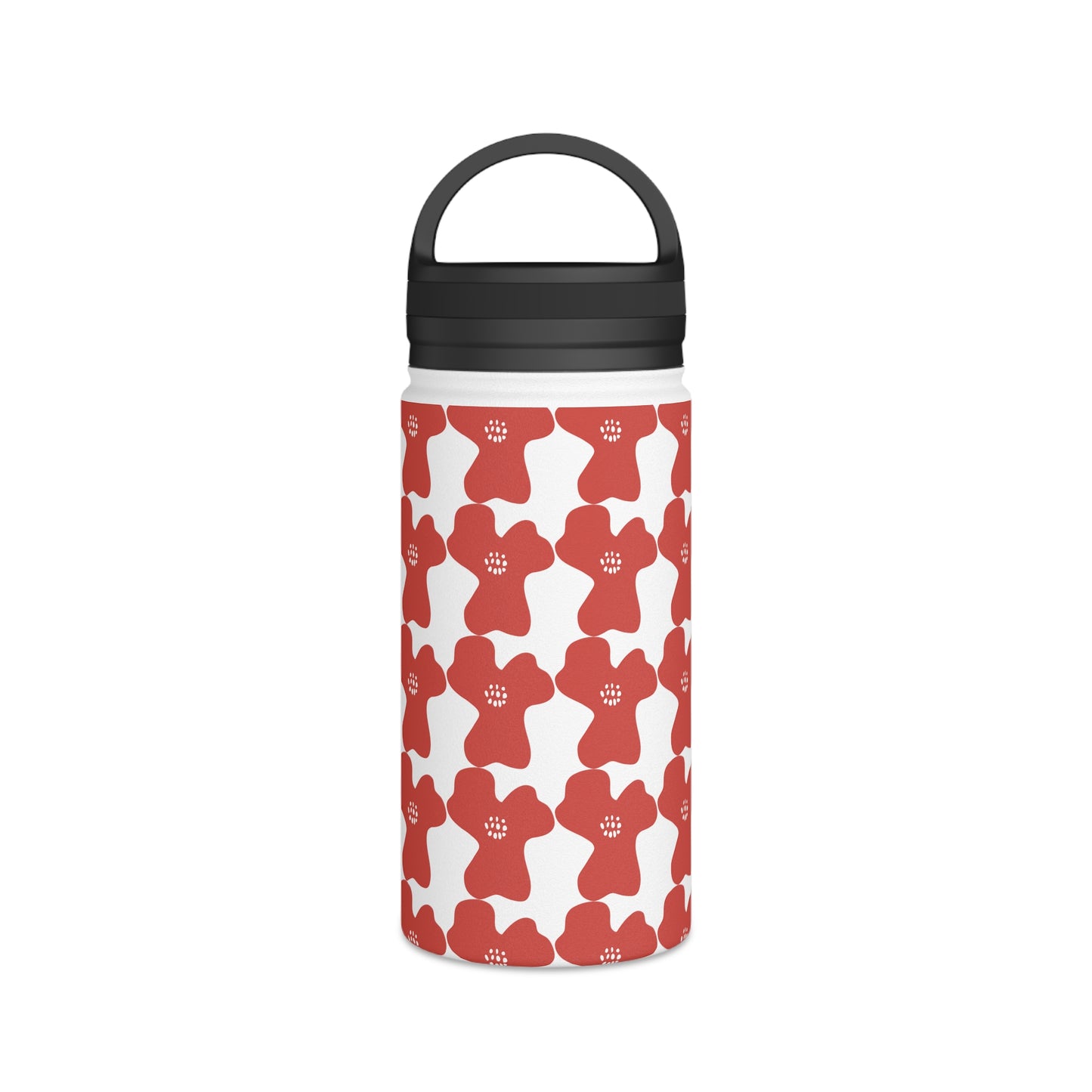 Stylish Floral Stainless Steel Water Bottle - Eco-Friendly Hydration, Travel Accessory, Gift for Hikers, Gym Lovers, Fitness Friends