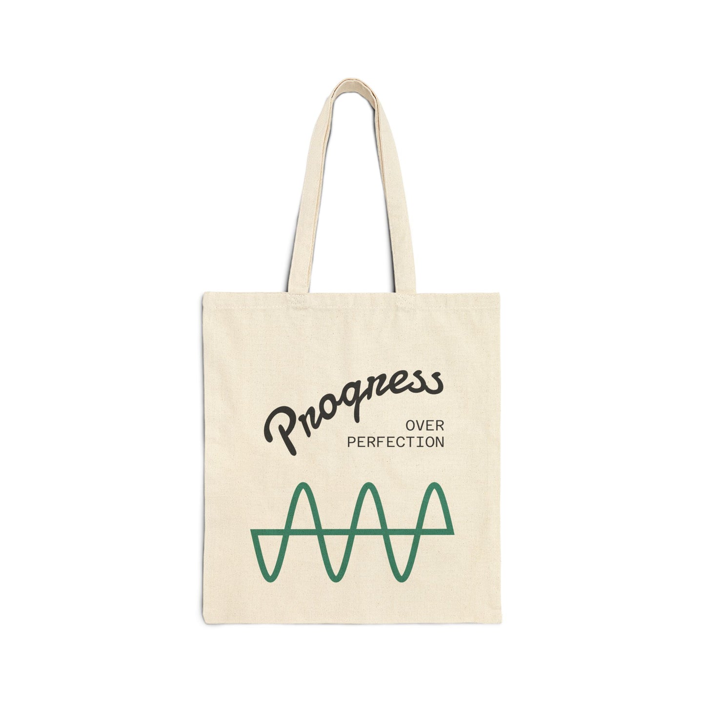 Progress Over Perfection Cotton Canvas Tote Bag | Eco-Friendly Shopping Bag, Reusable Tote, Motivational Gift, Minimalist Design, [...]