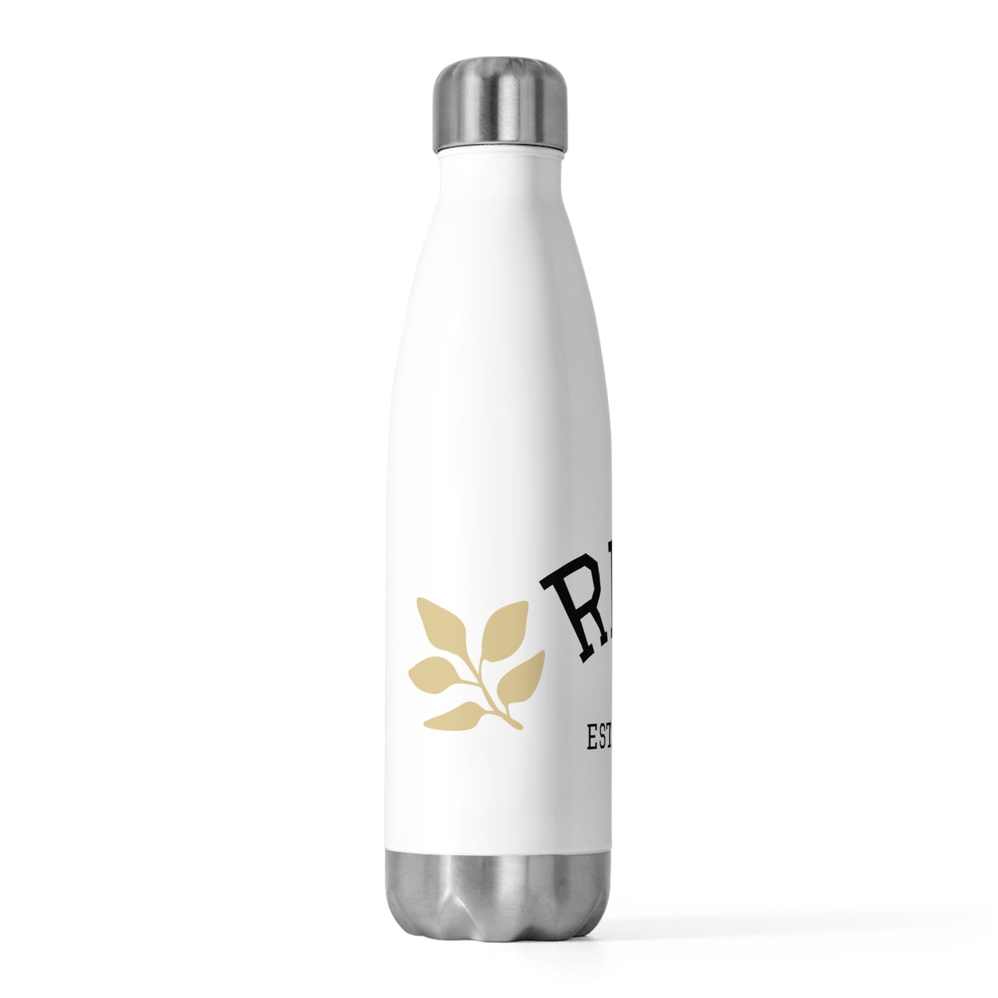 Sleek 20oz Insulated Water Bottle | Modern Stylish Drinkware, Perfect Gift for Adventurers, Work, Gym, Hydration, Travel