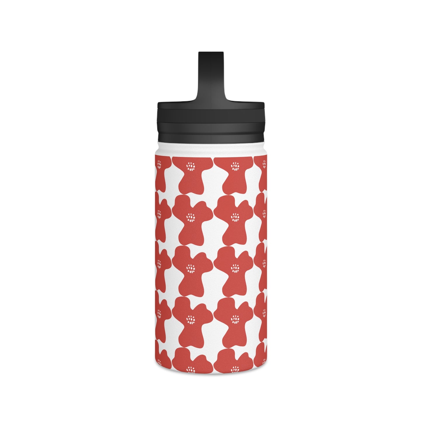 Stylish Floral Stainless Steel Water Bottle - Eco-Friendly Hydration, Travel Accessory, Gift for Hikers, Gym Lovers, Fitness Friends