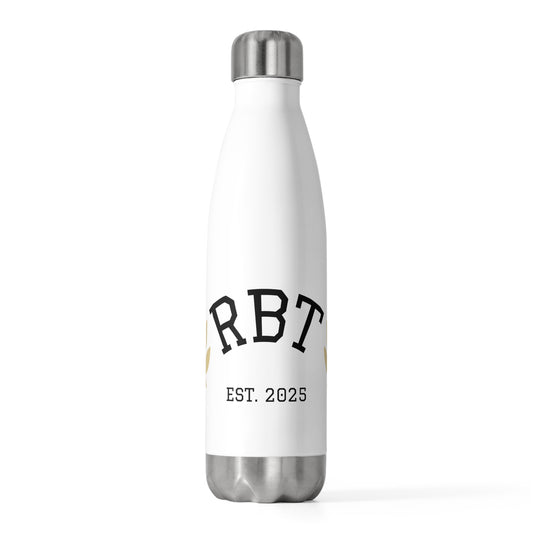 Sleek 20oz Insulated Water Bottle | Modern Stylish Drinkware, Perfect Gift for Adventurers, Work, Gym, Hydration, Travel